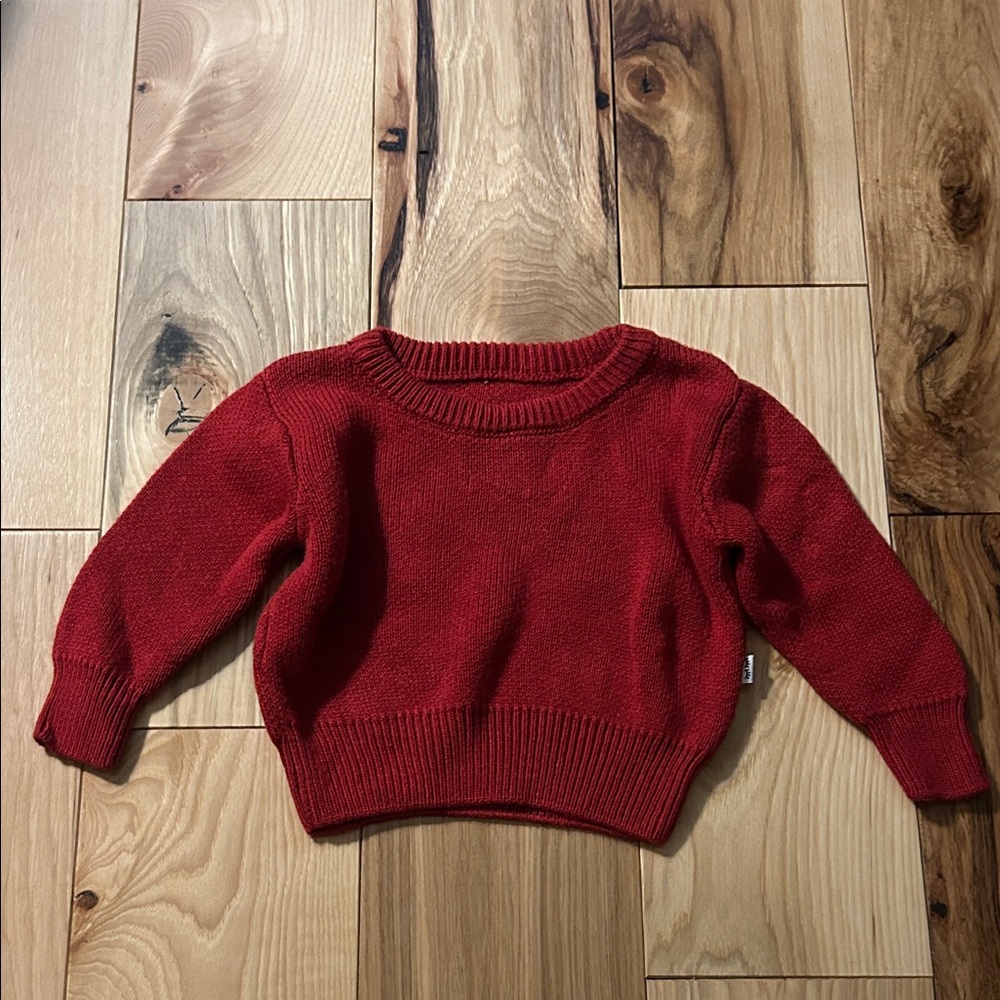 Little Sleepies Play Red Sweater bamboo/cotton